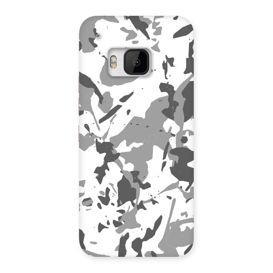 Grey Camouflage Army Back Case for HTC One M9
