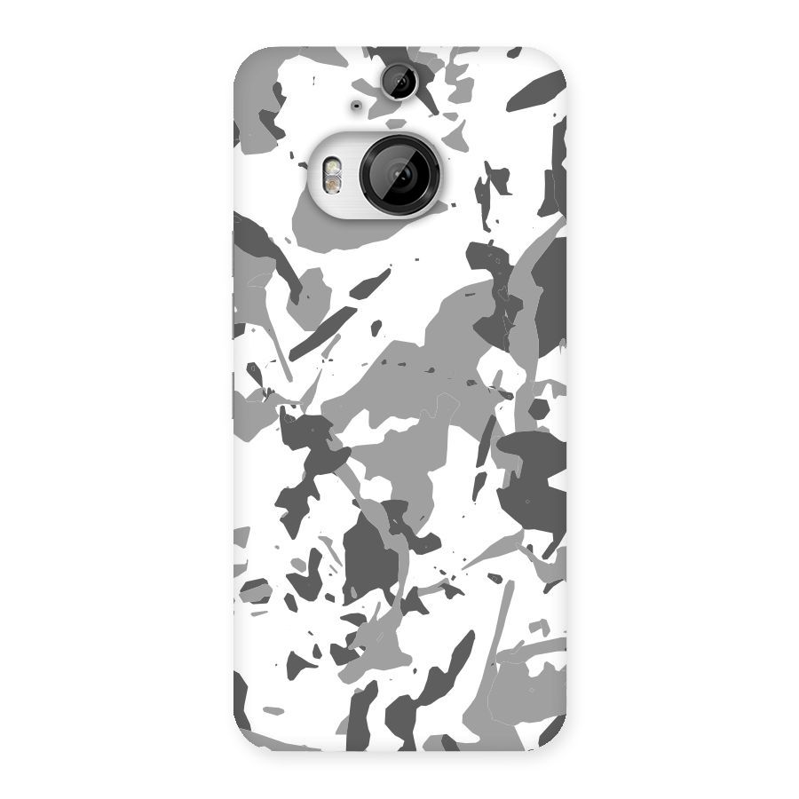 Grey Camouflage Army Back Case for HTC One M9 Plus
