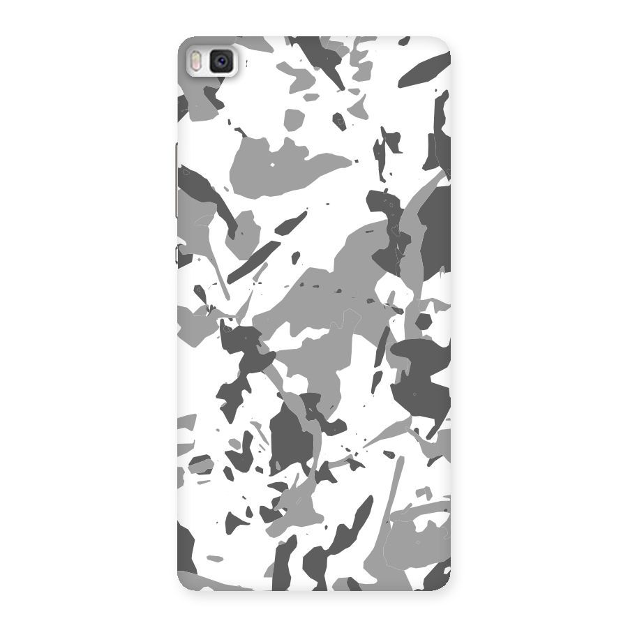 Grey Camouflage Army Back Case for Huawei P8