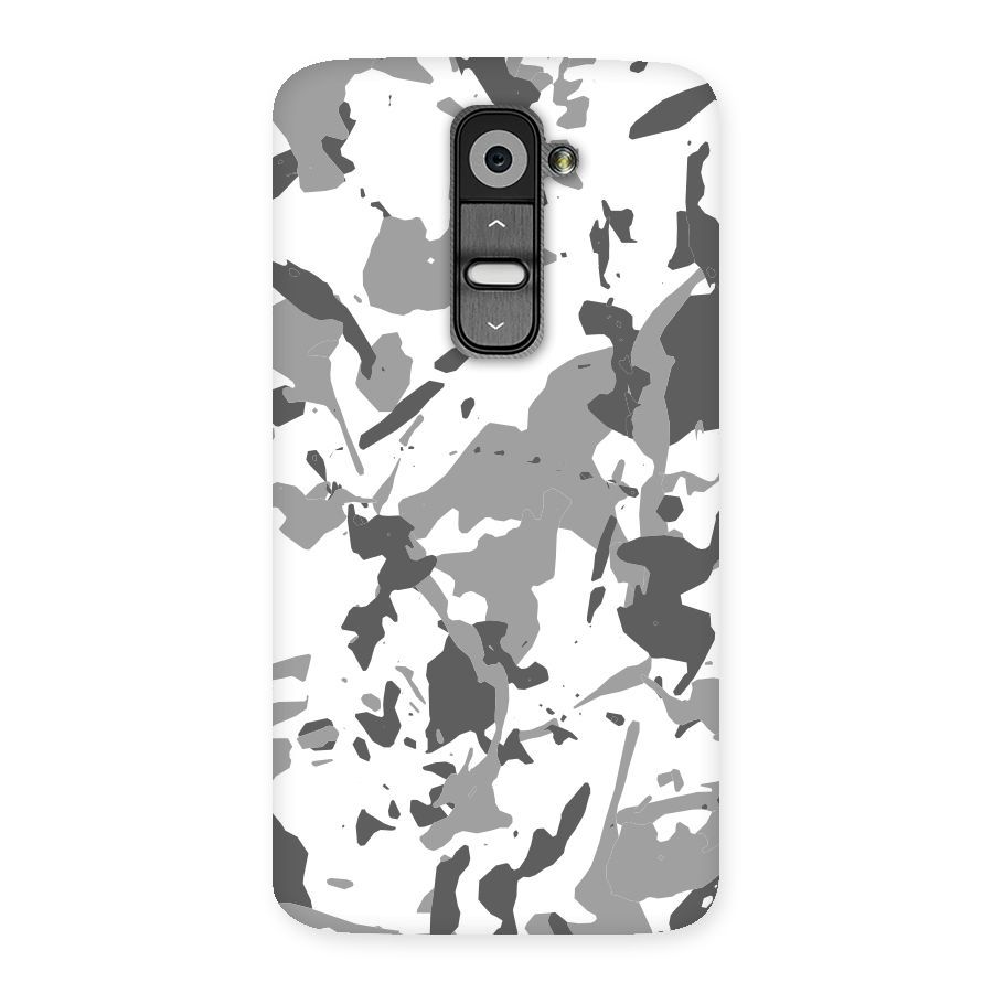 Grey Camouflage Army Back Case for LG G2