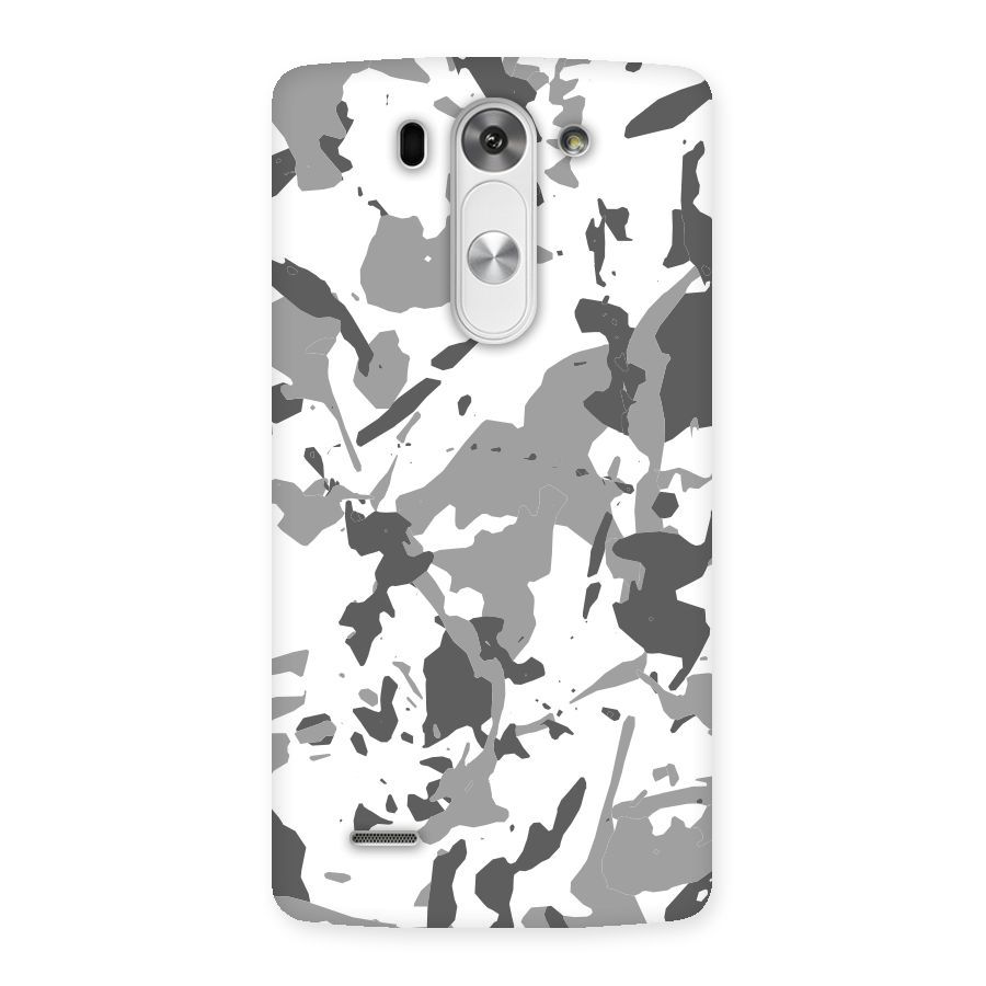 Grey Camouflage Army Back Case for LG G3 Beat