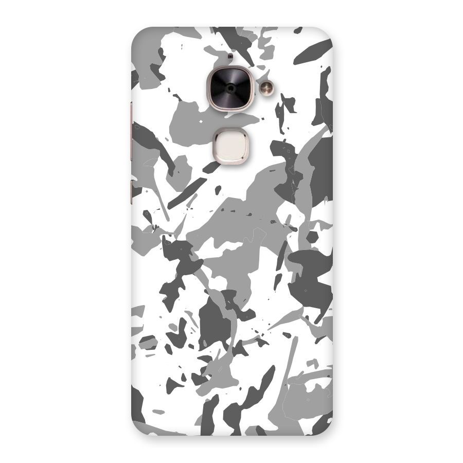Grey Camouflage Army Back Case for Le 2