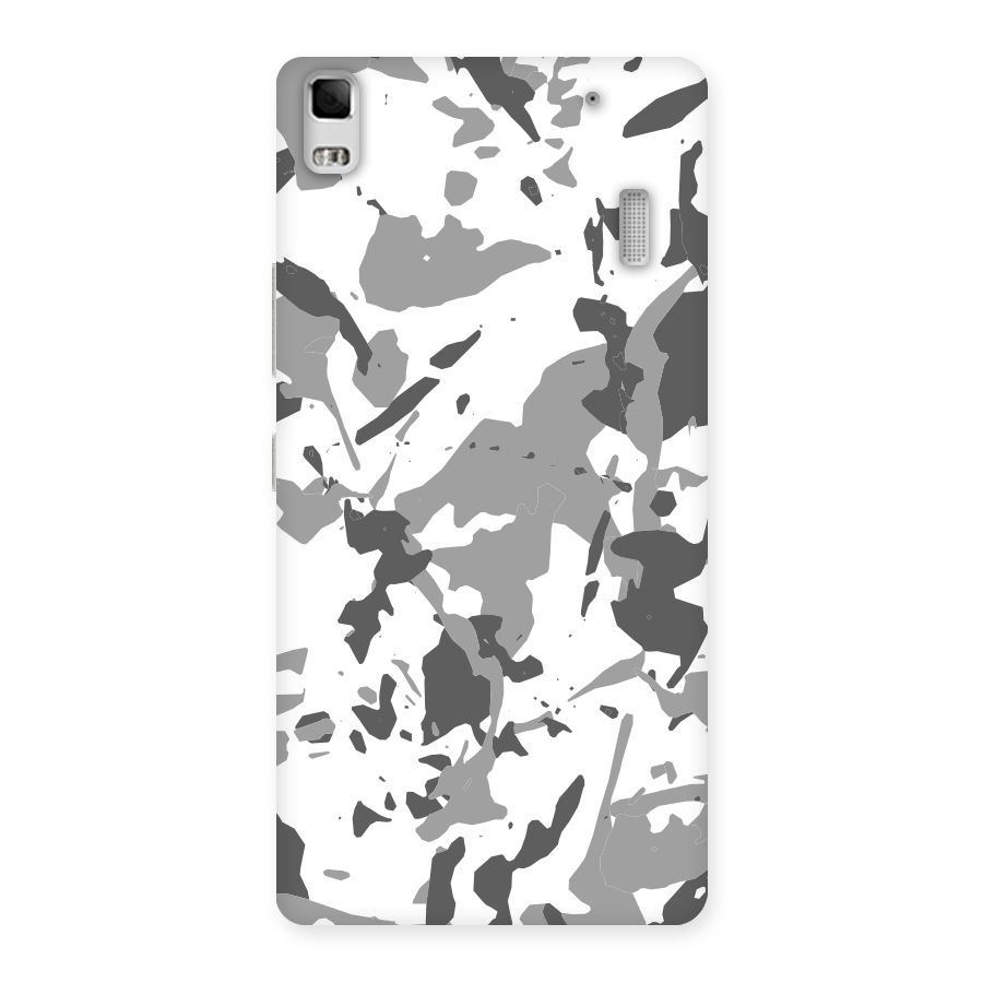 Grey Camouflage Army Back Case for Lenovo A7000
