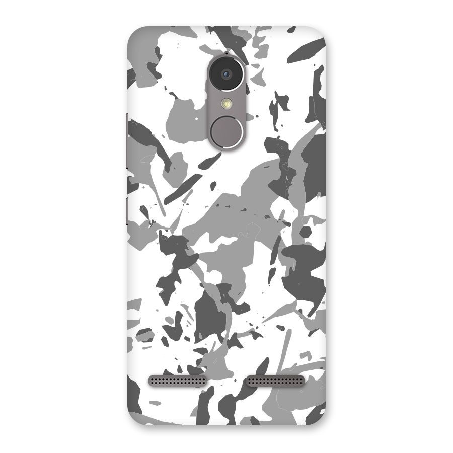 Grey Camouflage Army Back Case for Lenovo K6