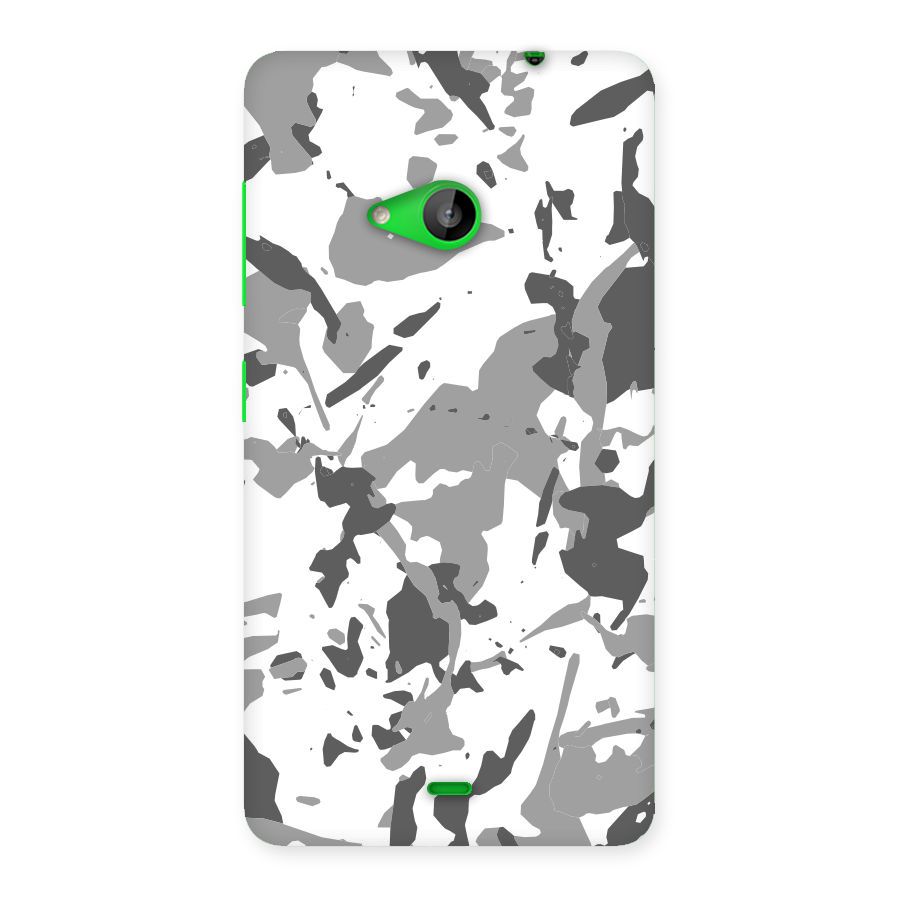 Grey Camouflage Army Back Case for Lumia 535