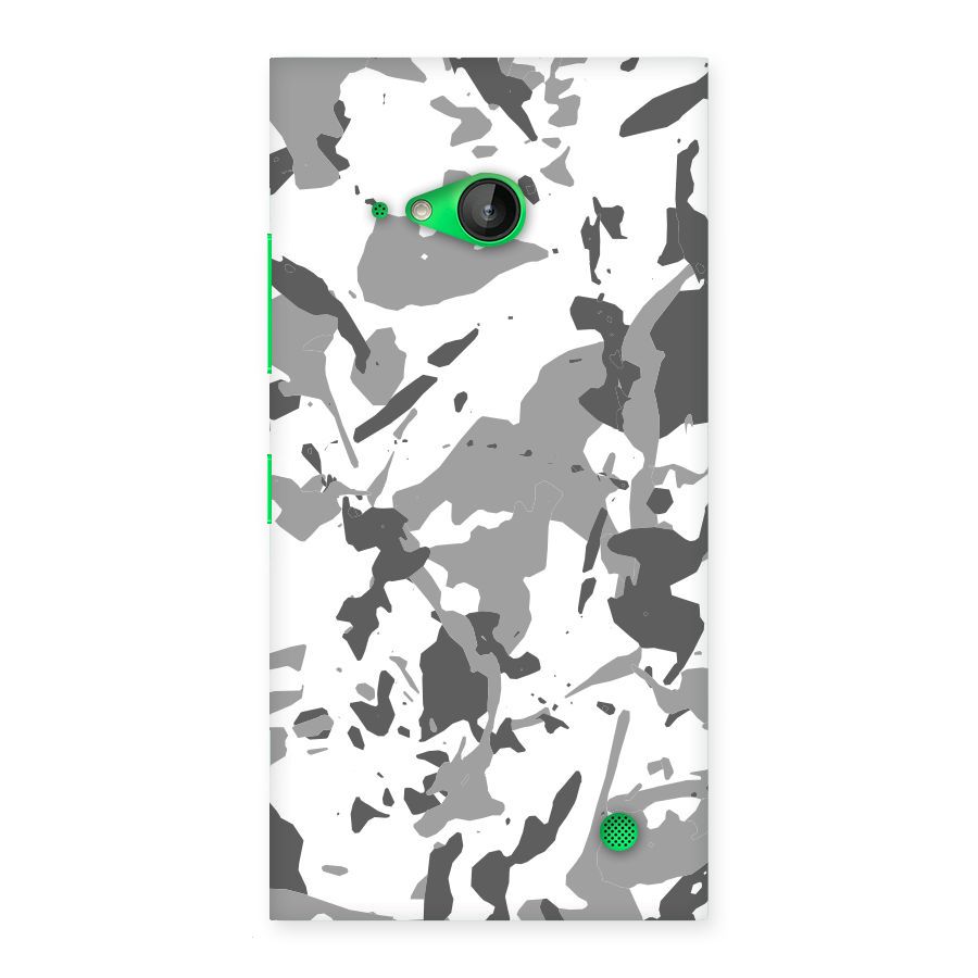 Grey Camouflage Army Back Case for Lumia 730