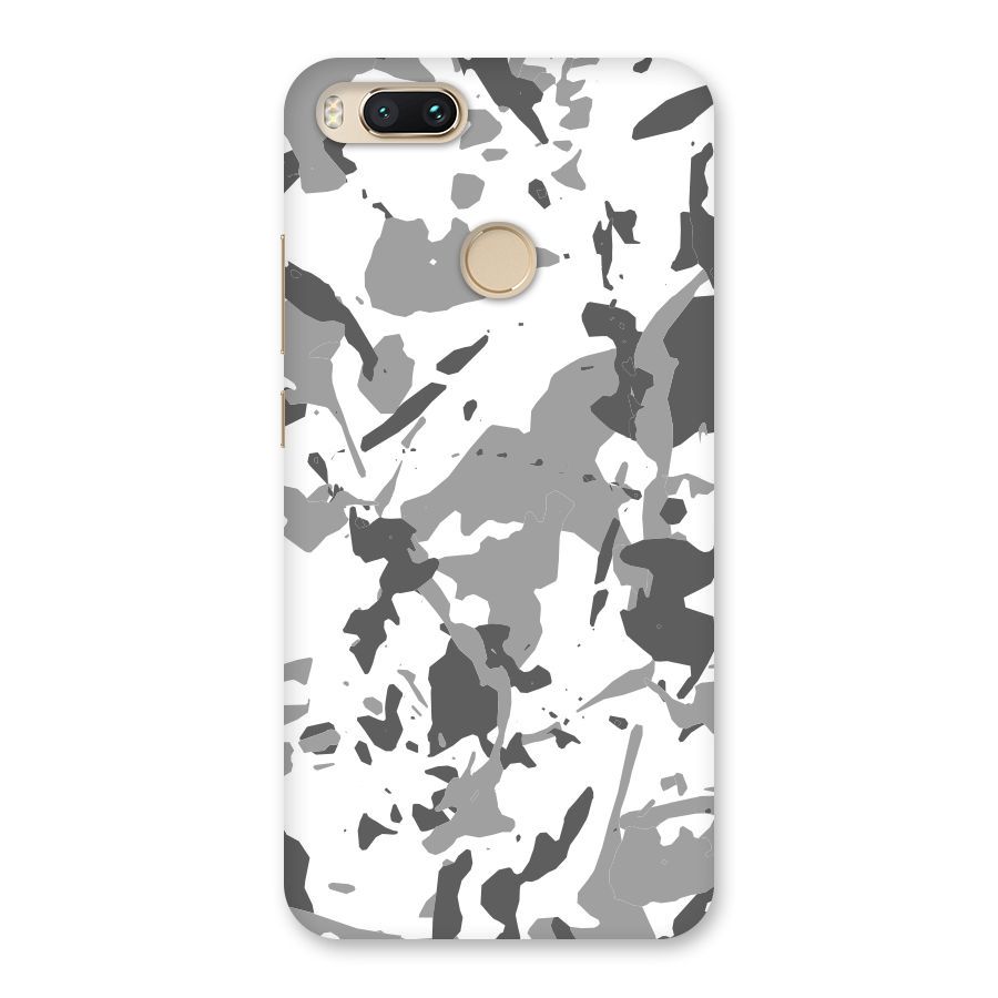 Grey Camouflage Army Back Case for Mi A1