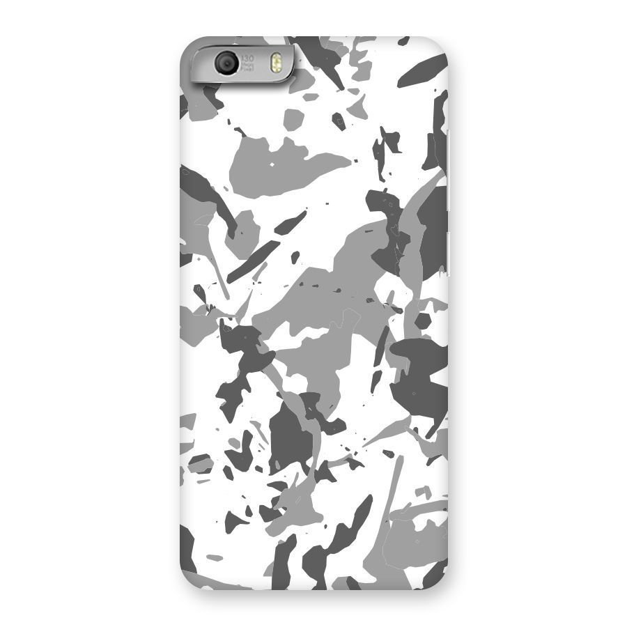 Grey Camouflage Army Back Case for Micromax Canvas Knight 2