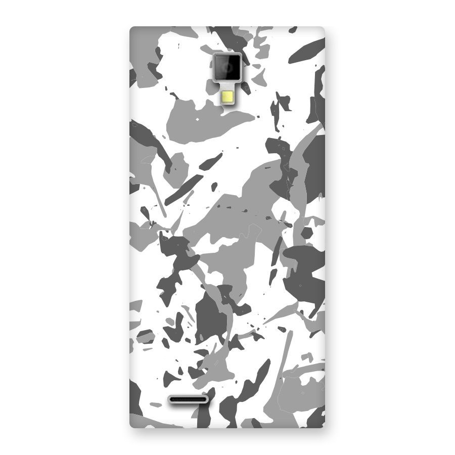 Grey Camouflage Army Back Case for Micromax Canvas Xpress A99