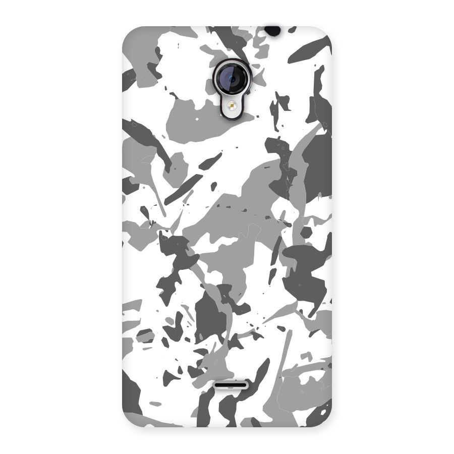Grey Camouflage Army Back Case for Micromax Unite 2 A106