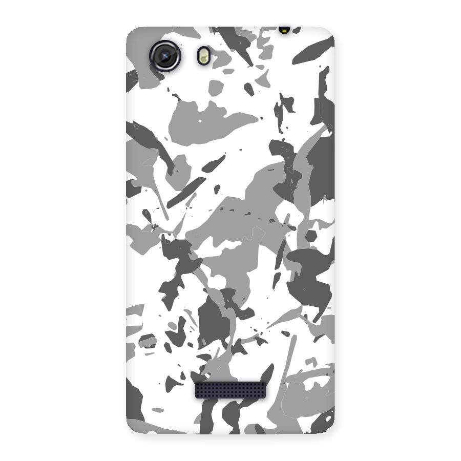 Grey Camouflage Army Back Case for Micromax Unite 3
