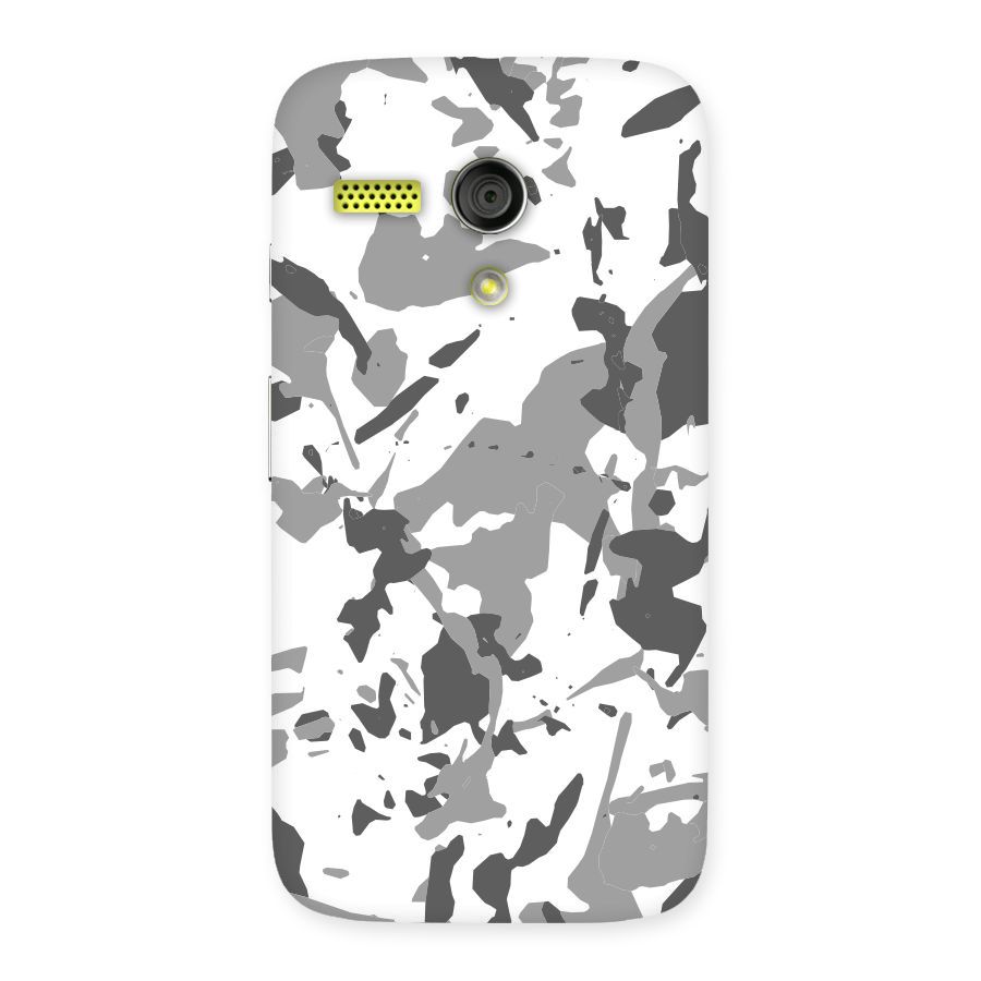 Grey Camouflage Army Back Case for Moto G