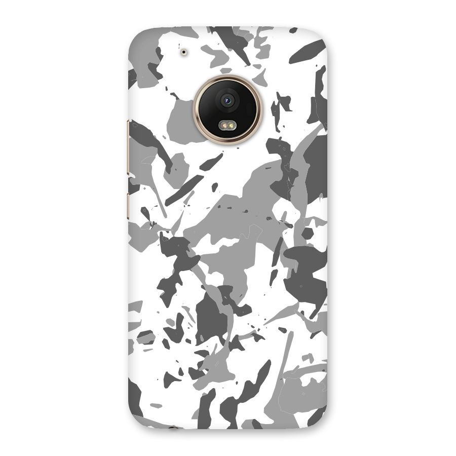 Grey Camouflage Army Back Case for Moto G5 Plus