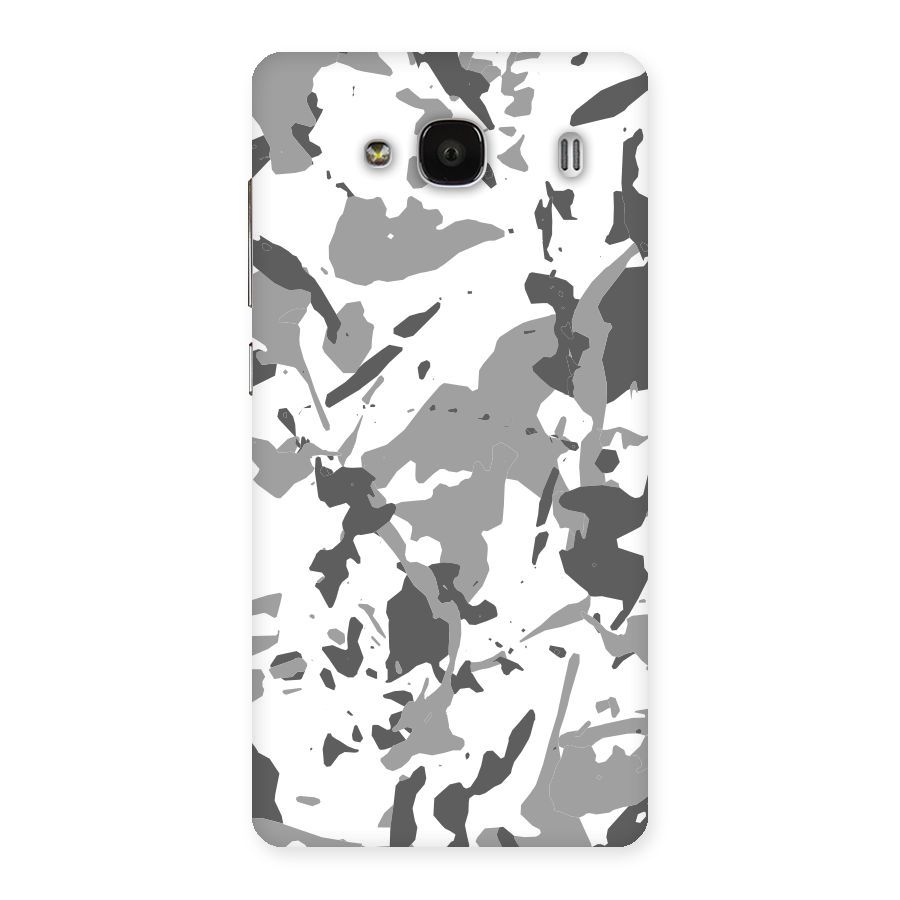 Grey Camouflage Army Back Case for Redmi 2