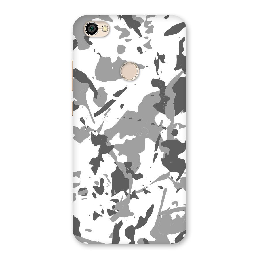 Grey Camouflage Army Back Case for Redmi Y1 2017