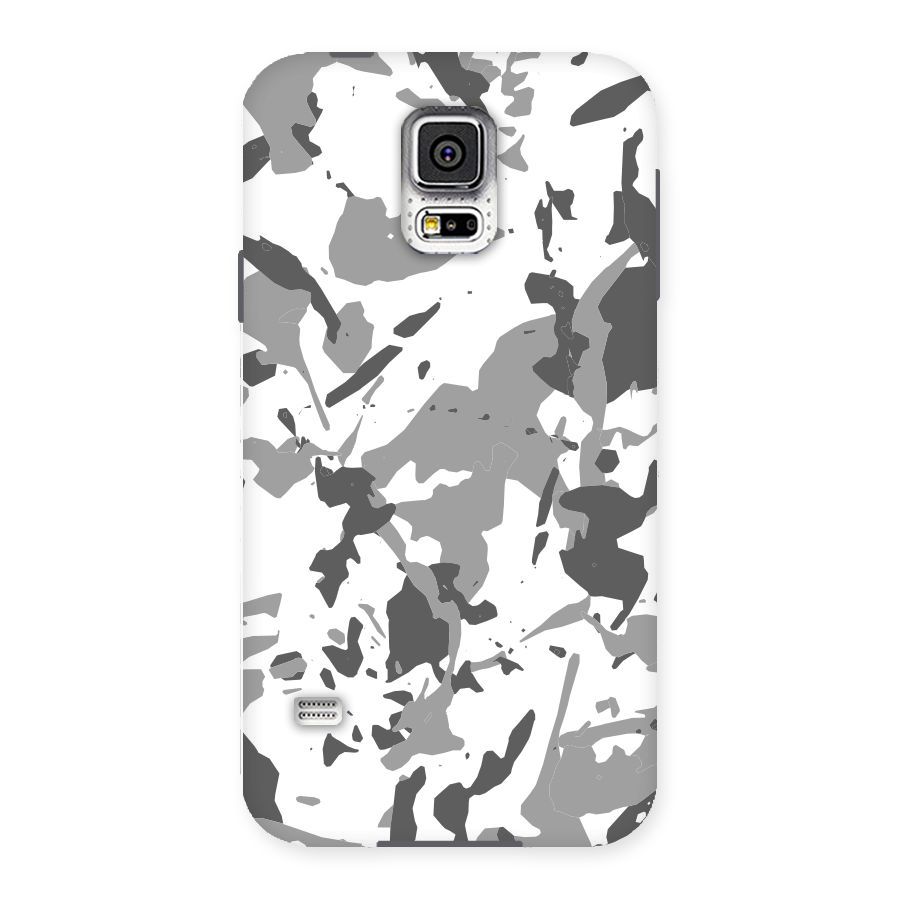 Grey Camouflage Army Back Case for Samsung Galaxy S5