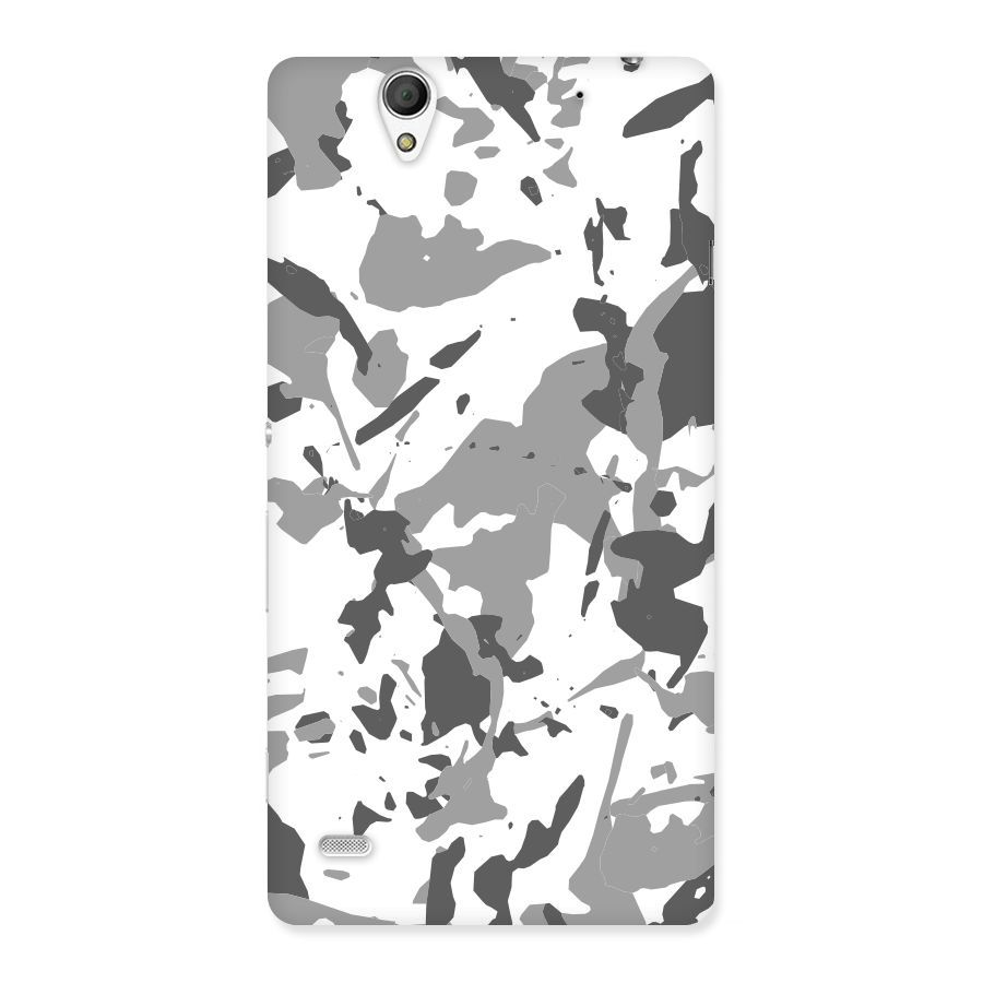 Grey Camouflage Army Back Case for Sony Xperia C4