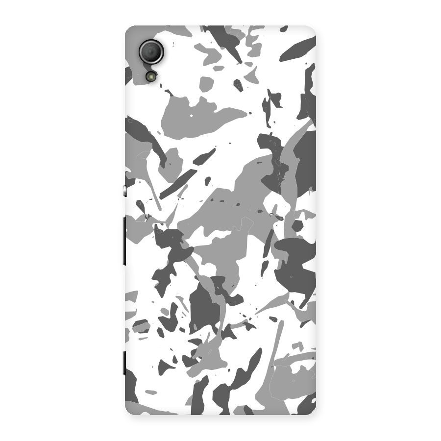 Grey Camouflage Army Back Case for Xperia Z4