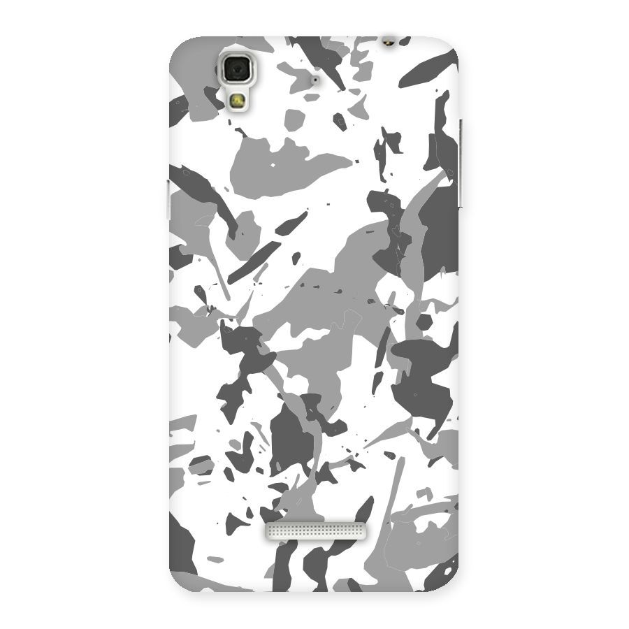 Grey Camouflage Army Back Case for Yu Yureka