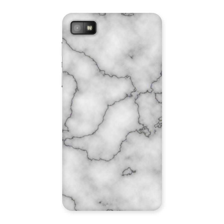 Grey Marble Back Case for Blackberry Z10