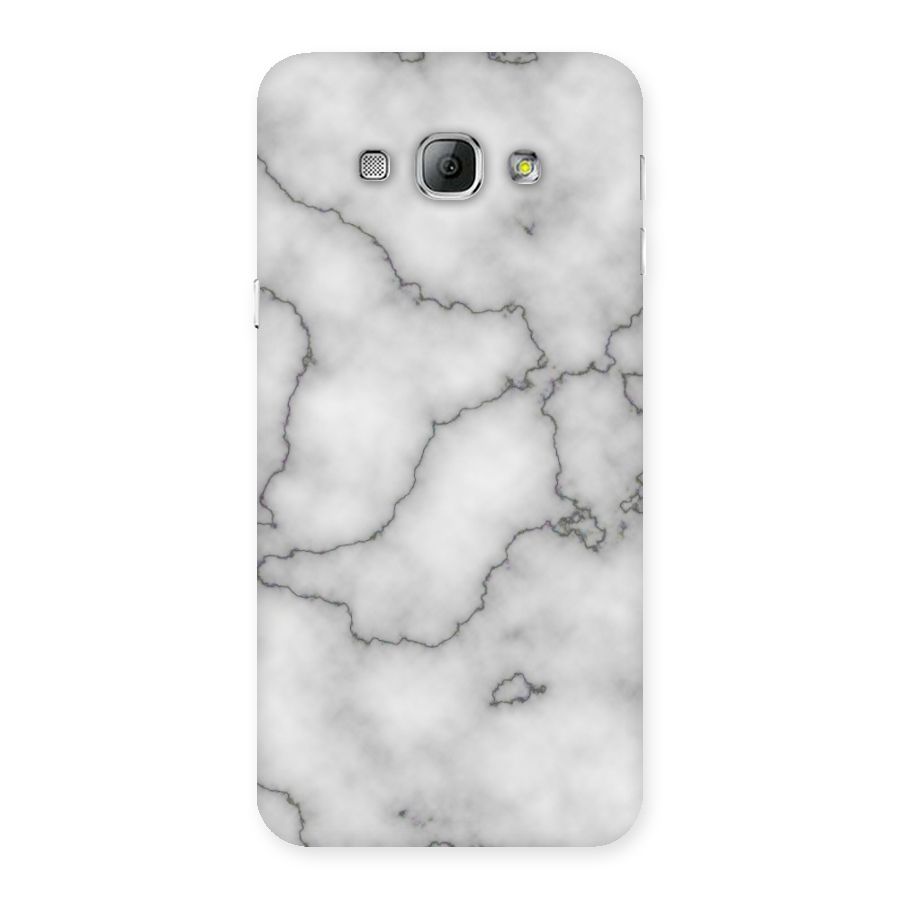 Grey Marble Back Case for Galaxy A8