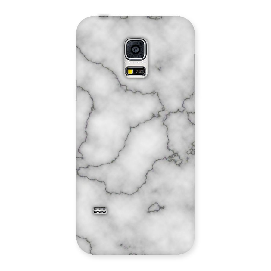 Grey Marble Back Case for Galaxy S5 Mini