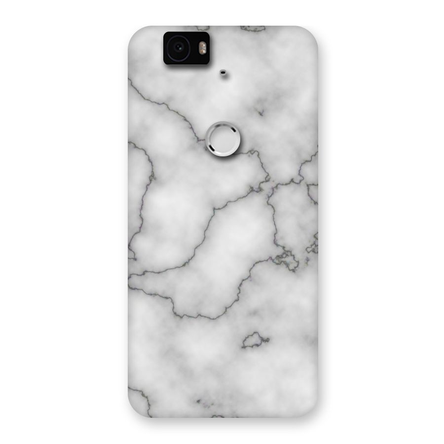 Grey Marble Back Case for Google Nexus-6P
