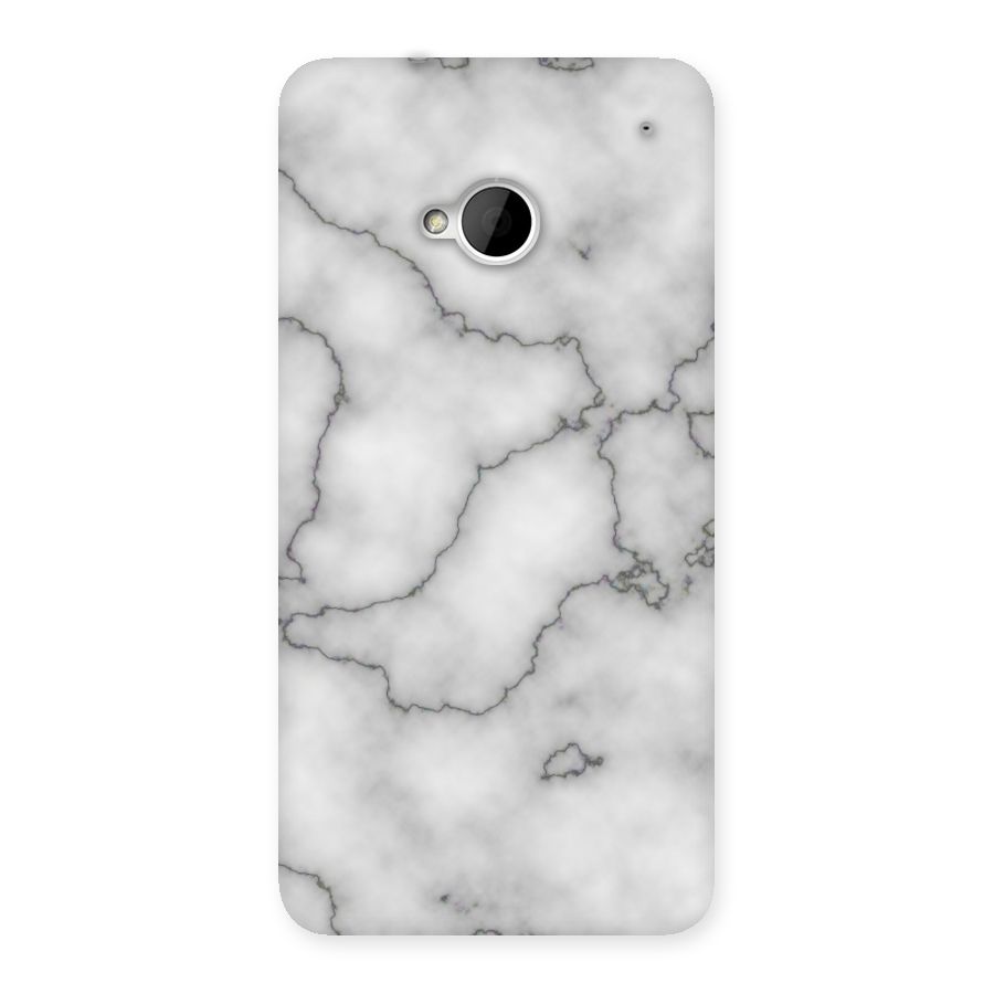 Grey Marble Back Case for HTC One M7