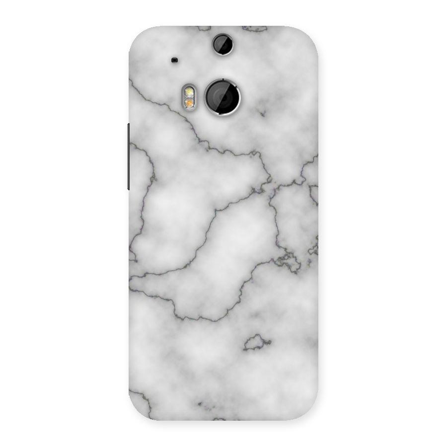 Grey Marble Back Case for HTC One M8