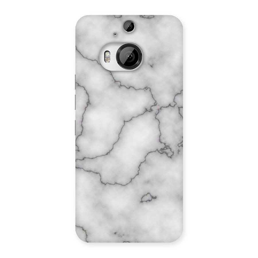 Grey Marble Back Case for HTC One M9 Plus