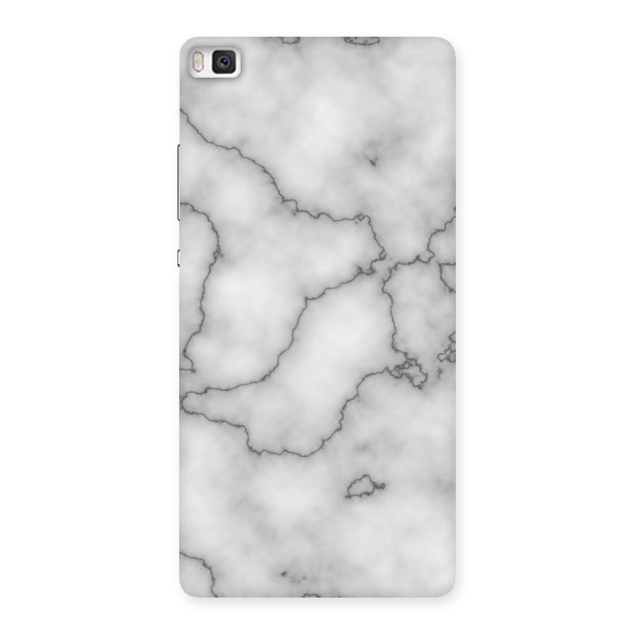 Grey Marble Back Case for Huawei P8