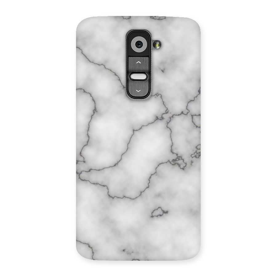 Grey Marble Back Case for LG G2