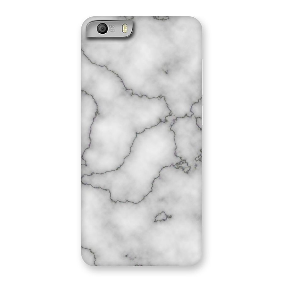 Grey Marble Back Case for Micromax Canvas Knight 2