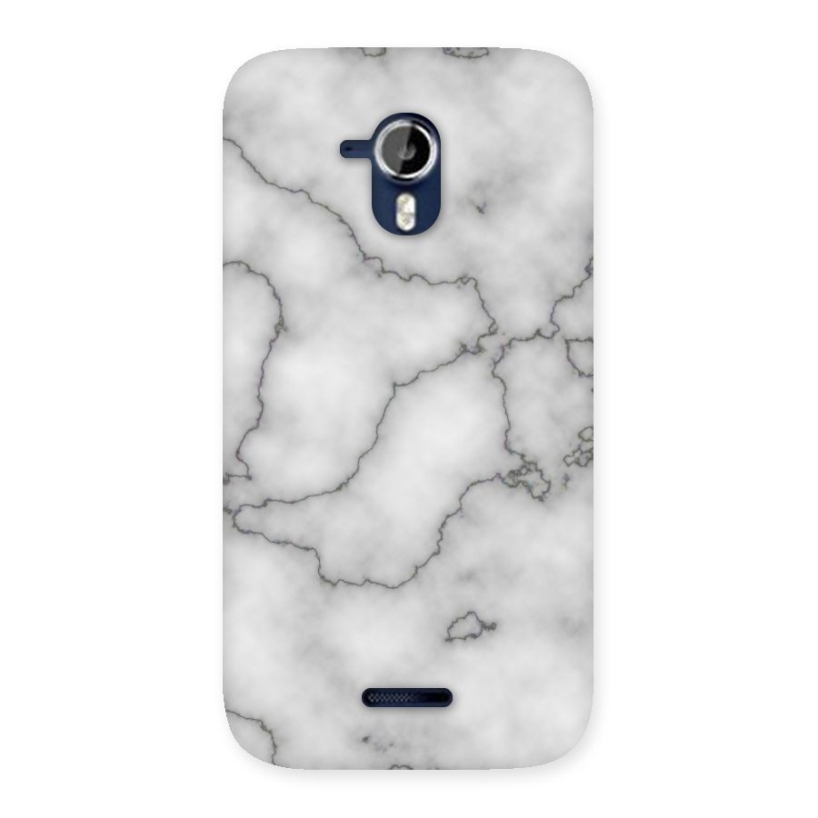 Grey Marble Back Case for Micromax Canvas Magnus A117