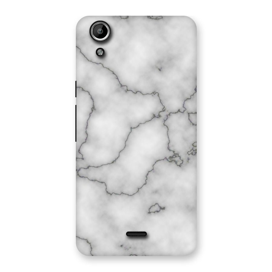 Grey Marble Back Case for Micromax Canvas Selfie Lens Q345