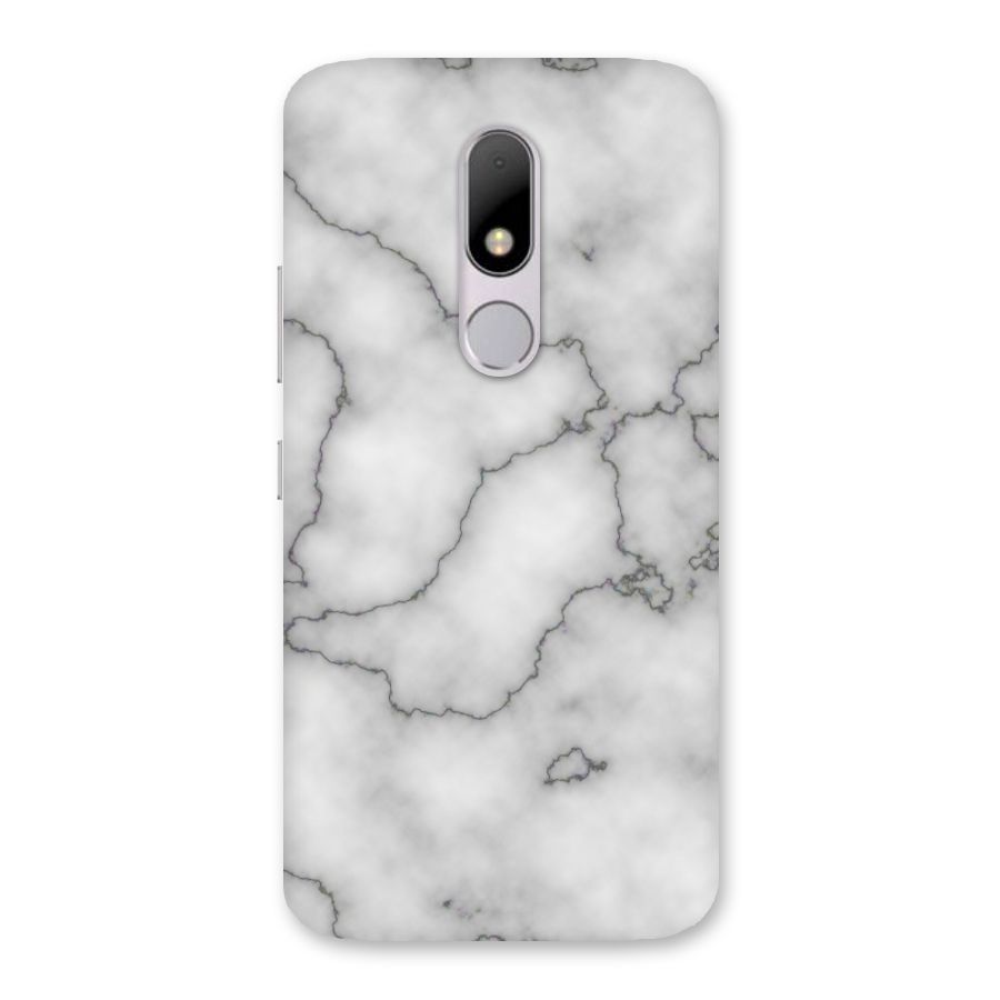 Grey Marble Back Case for Moto M