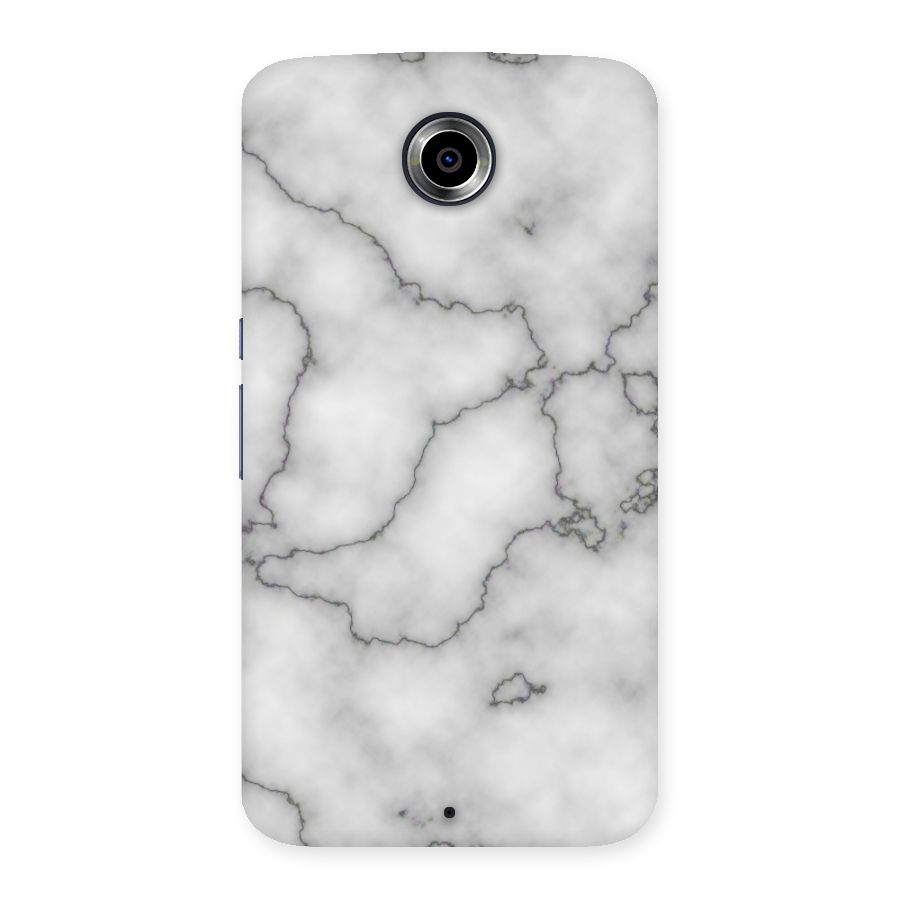 Grey Marble Back Case for Nexsus 6