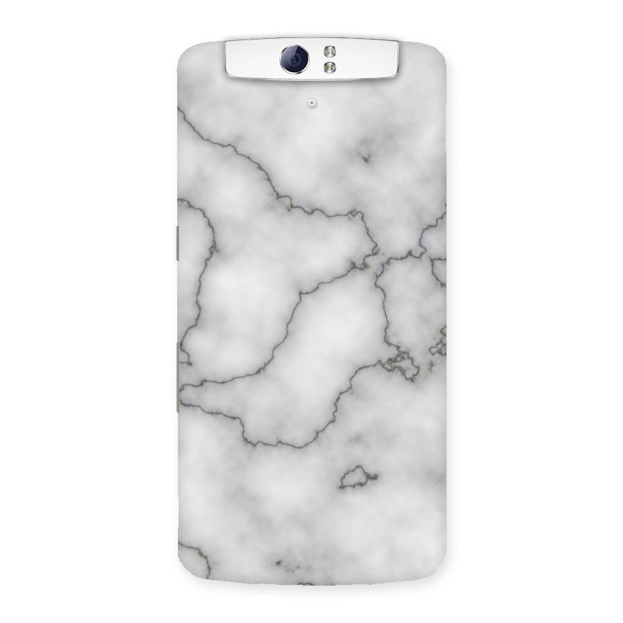 Grey Marble Back Case for Oppo N1