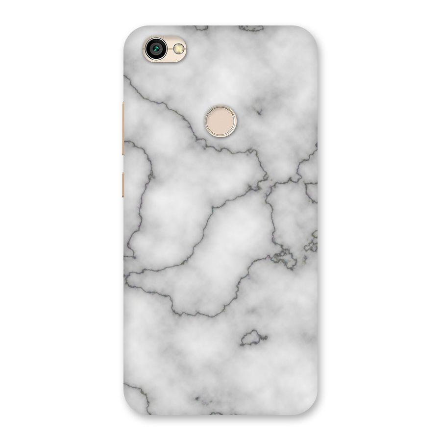 Grey Marble Back Case for Redmi Y1 2017