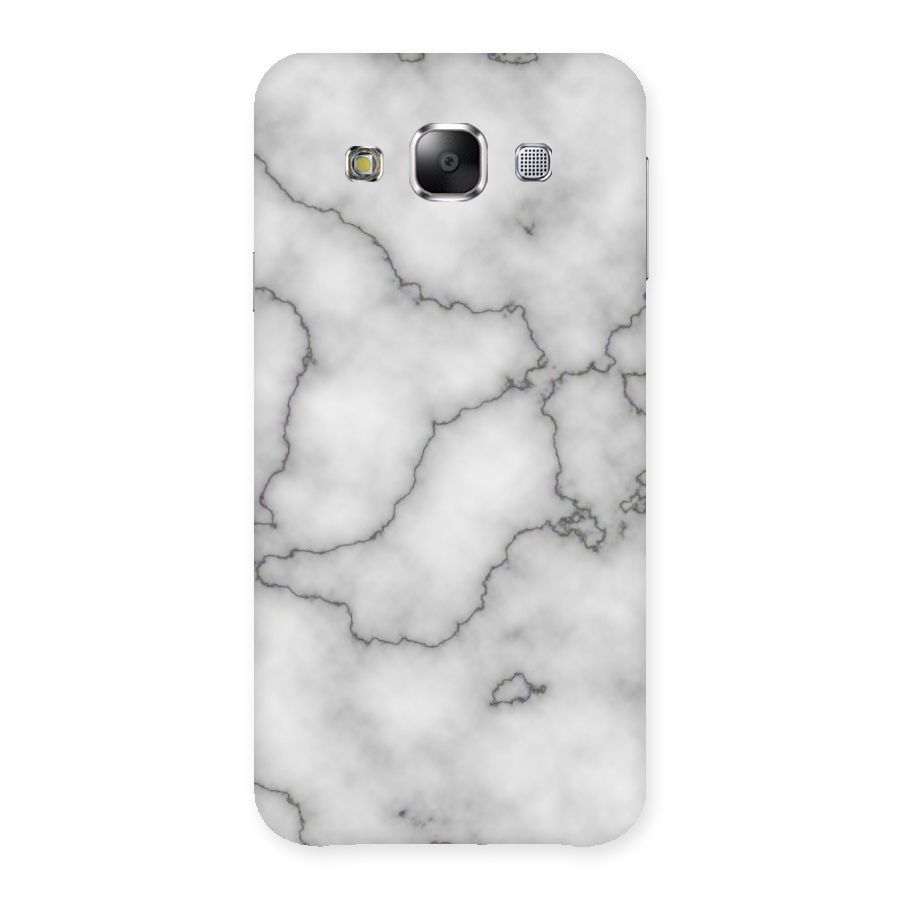 Grey Marble Back Case for Samsung Galaxy E5