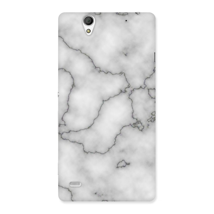 Grey Marble Back Case for Sony Xperia C4