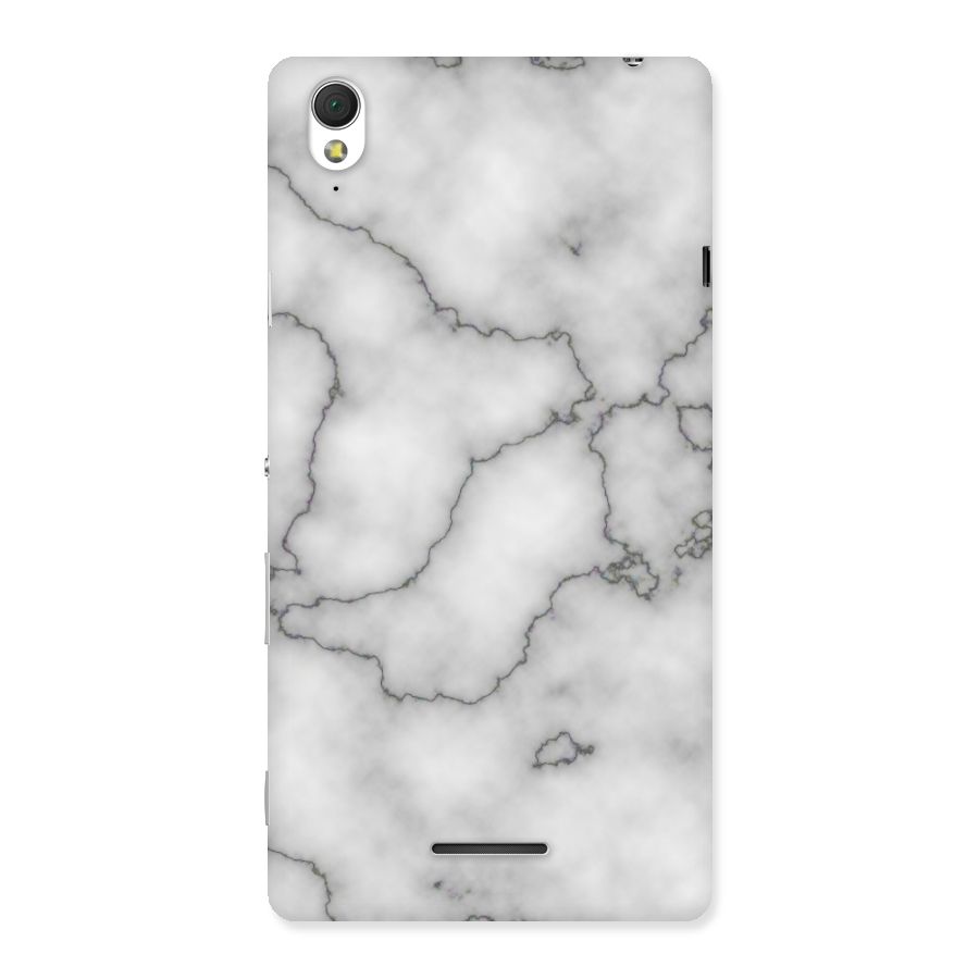 Grey Marble Back Case for Sony Xperia T3