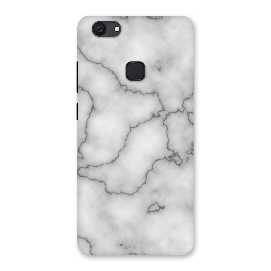 Grey Marble Back Case for Vivo V7 Plus