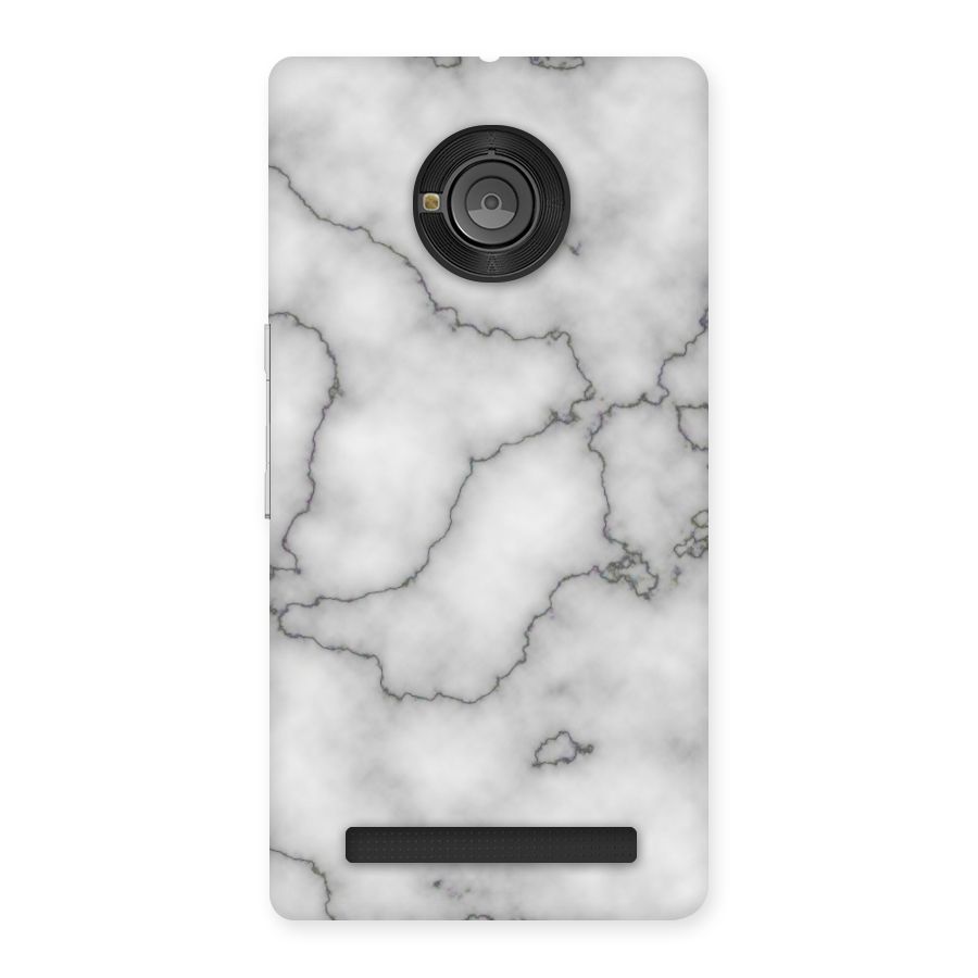 Grey Marble Back Case for Yu Yunique