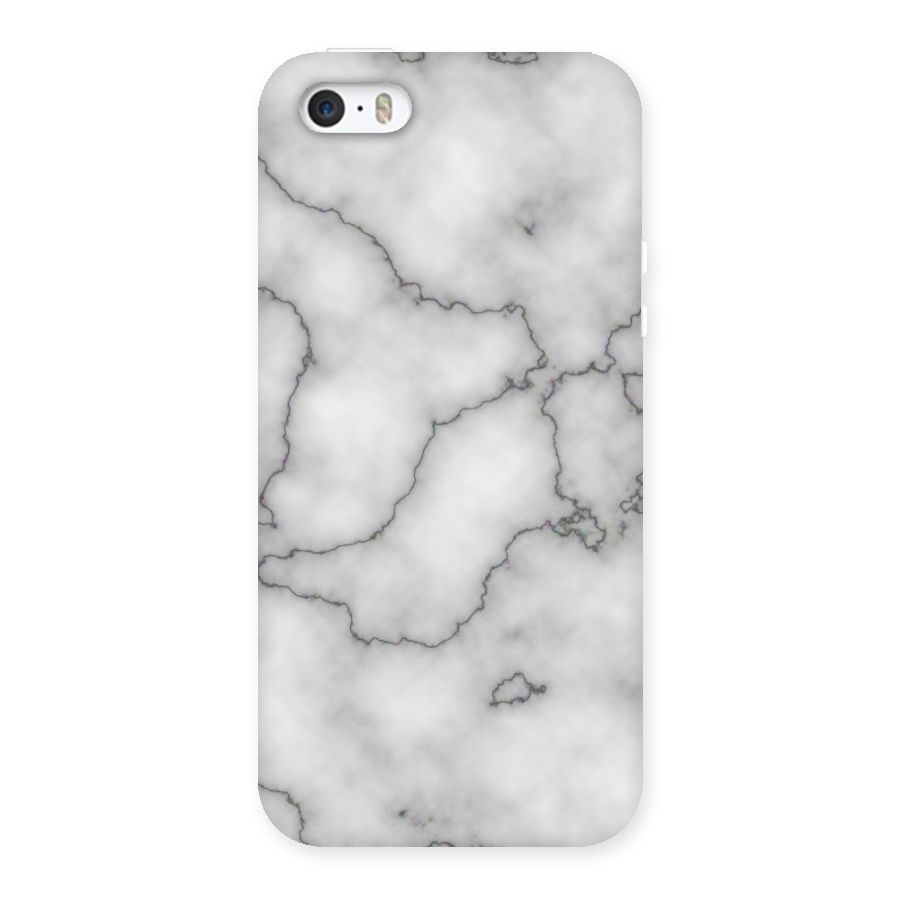 Grey Marble Back Case for iPhone SE