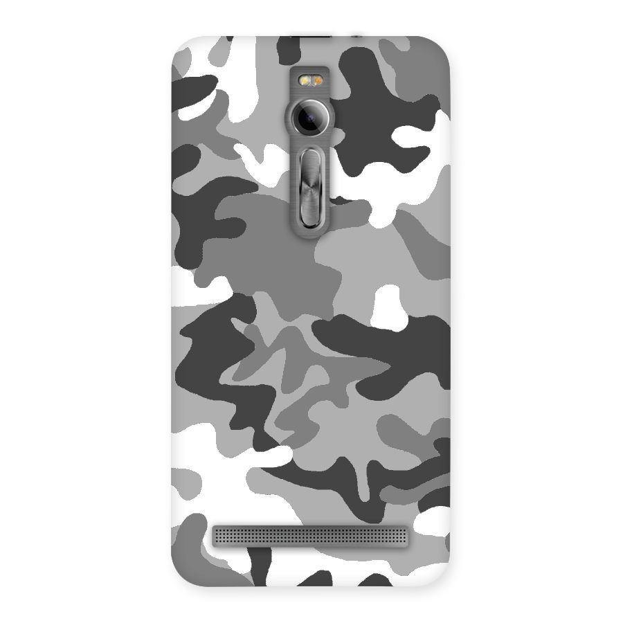 Grey Military Back Case for Asus Zenfone 2