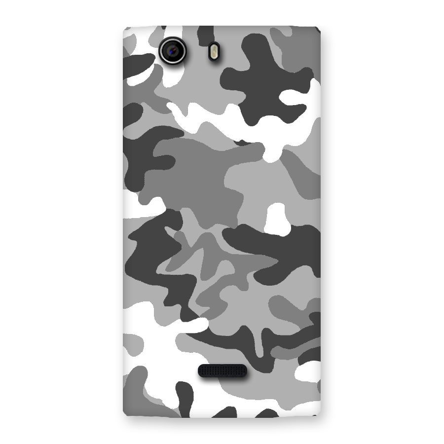 Grey Military Back Case for Canvas Nitro 2 E311