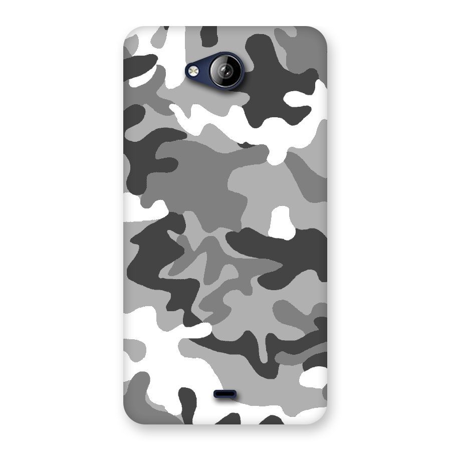 Grey Military Back Case for Canvas Play Q355