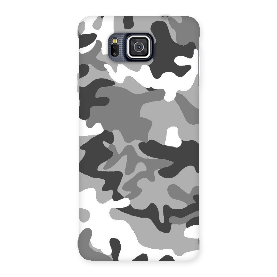 Grey Military Back Case for Galaxy Alpha