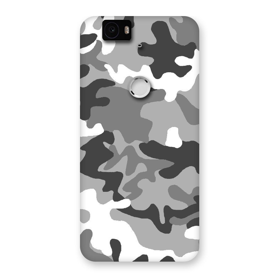 Grey Military Back Case for Google Nexus-6P